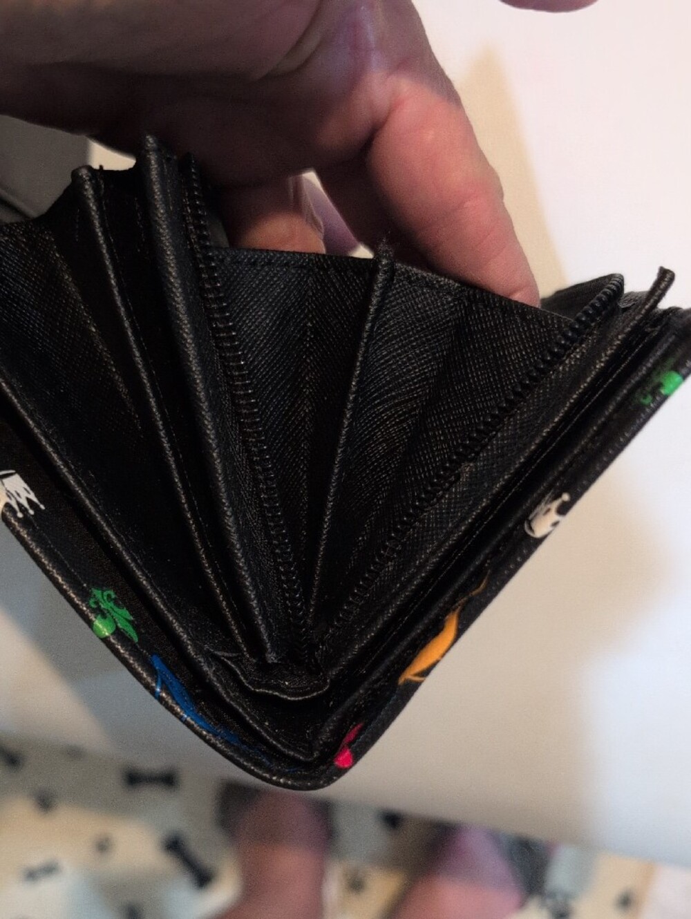 Baby Phat Black Wallet with Multicolor Logo Accents Y2K Era - Picture 12 of 14
